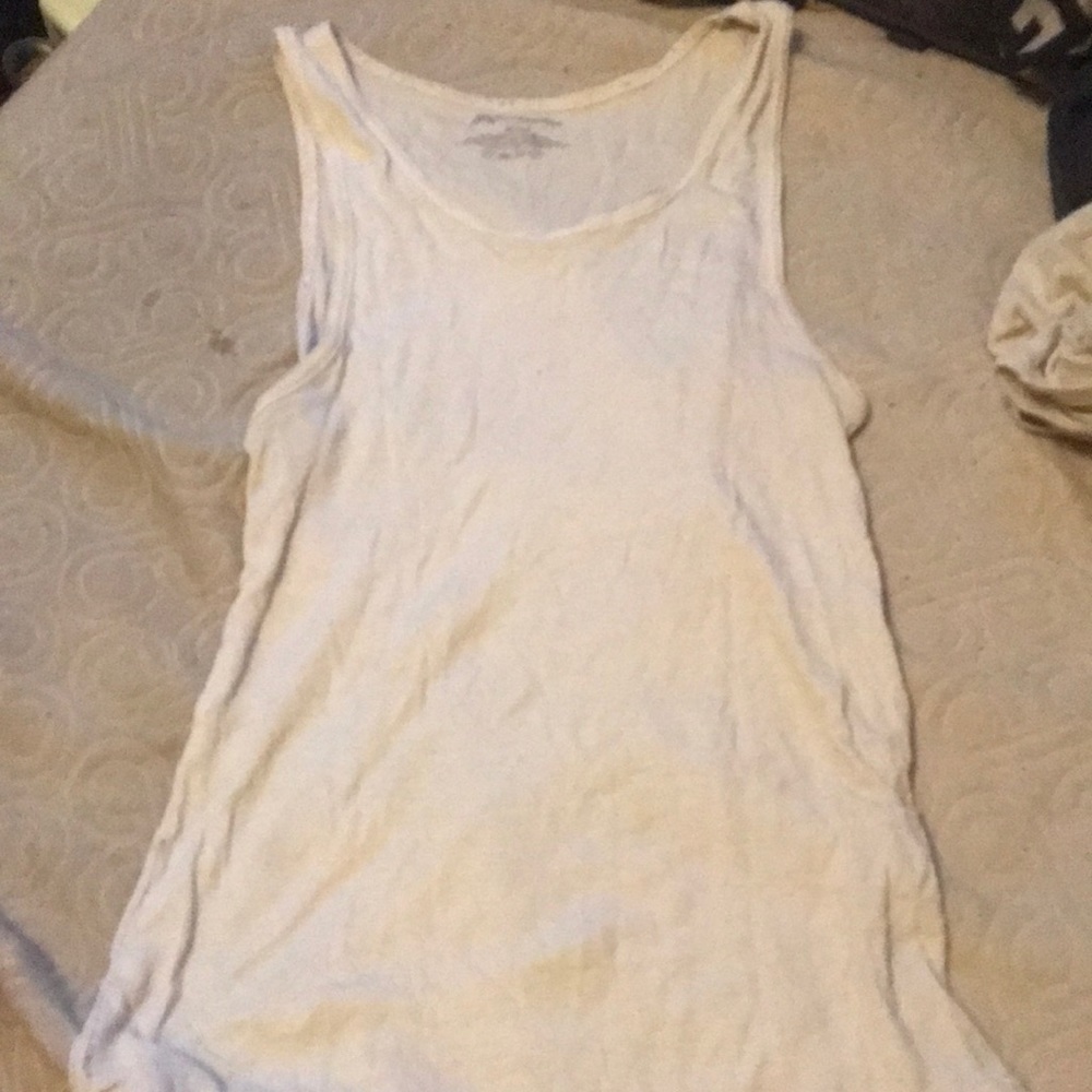 3 of the same white tank top